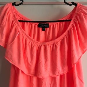 Topshop off the shoulder